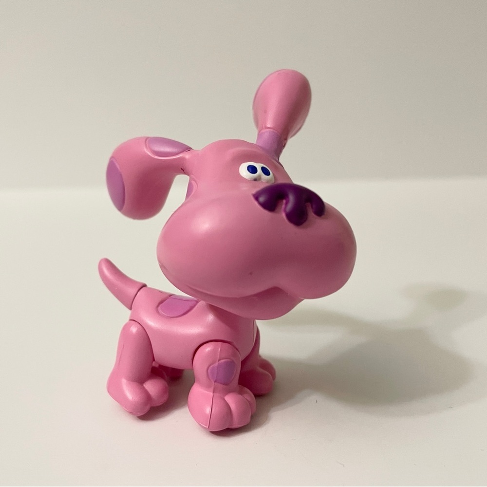 Vintage 1998 Blue's Clues Magenta Figure Viacom Nickelodeon